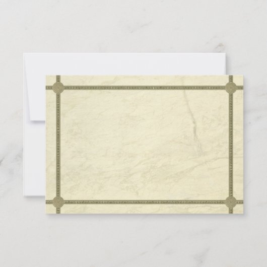 ギリシャ式RSVP 出欠カード (裏面)