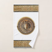 ギリシャ復興メドゥーサ バスタオルセット (ハンドタオル)