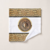 ギリシャ復興メドゥーサ バスタオルセット (ウォッシュタオル)