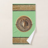 ギリシャ復興メドゥーサ バスタオルセット (ハンドタオル)