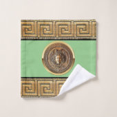 ギリシャ復興メドゥーサ バスタオルセット (ウォッシュタオル)