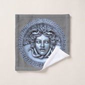 ギリシャ復興メドゥーサ バスタオルセット (ウォッシュタオル)