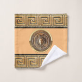 ギリシャ復興メドゥーサ バスタオルセット (ウォッシュタオル)