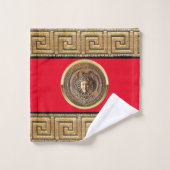 ギリシャ復興メドゥーサ バスタオルセット (ウォッシュタオル)