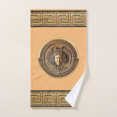 ギリシャ復興メドゥーサ バスタオルセット (ハンドタオル)