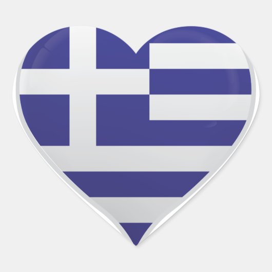 ギリシャ愛フラグプライドハートシール ハートシール (正面)