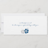 ギリシャ搭乗券結婚式招待状 招待状 (裏面)