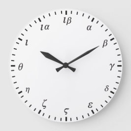 ギリシャ数字の大時計 ラージ壁時計