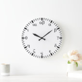 ギリシャ数 ラージ壁時計 (ホーム)