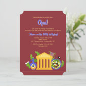 ギリシャ文化招待状 招待状 (スタンド正面)