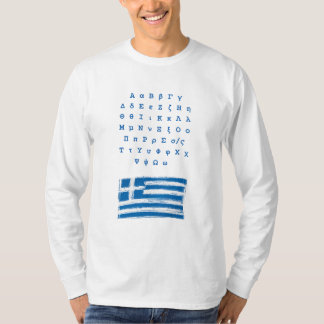 ギリシャ文字アルファベット Tシャツ