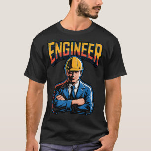 ギリシャ文字エンジニア STEMユーモア Tシャツ