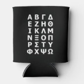 ギリシャ文字クーラーボックス 缶クーラー (正面)