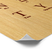 ギリシャ文字ポスター ポスター (角)