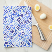 ギリシャ文字 キッチンタオル (四つ折り)