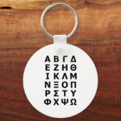 ギリシャ文字 キーホルダー (正面)