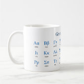 ギリシャ文字 コーヒーマグカップ (左)