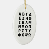 ギリシャ文字 セラミックオーナメント (右)