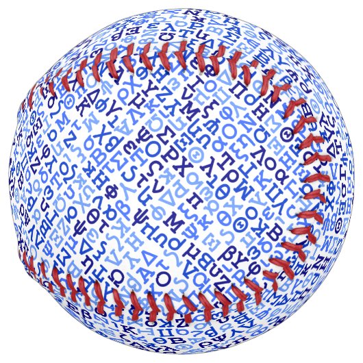 ギリシャ文字 ソフトボール (裏面左)