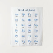 ギリシャ文字 タペストリー (正面)