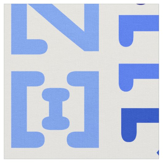 ギリシャ文字 ファブリック (クローズアップ)