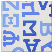 ギリシャ文字 ファブリック (見本)