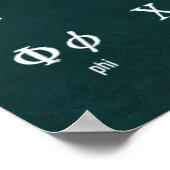 ギリシャ文字 ポスター (角)