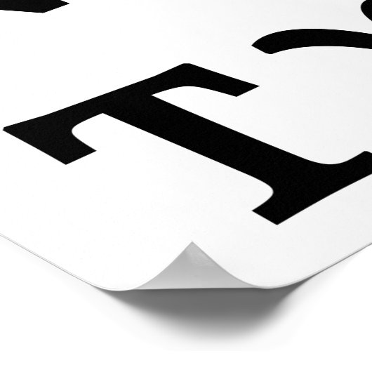 ギリシャ文字 ポスター (角)