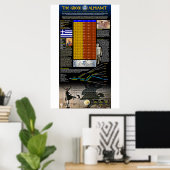 ギリシャ文字 ポスター (ホームオフィス)