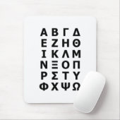 ギリシャ文字 マウスパッド (マウス)