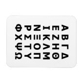ギリシャ文字 マグネット (横)