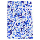 ギリシャ文字 ミディアムペーパーバッグ (正面)