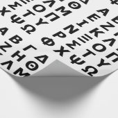 ギリシャ文字 ラッピングペーパー (角)