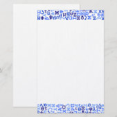 ギリシャ文字 便箋 (正面/裏面)