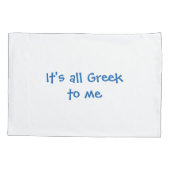 ギリシャ文字 枕カバー (裏面)