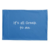 ギリシャ文字 枕カバー (裏面)