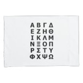 ギリシャ文字 枕カバー (正面右)