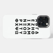 ギリシャ文字 iPhoneケース (裏面横)