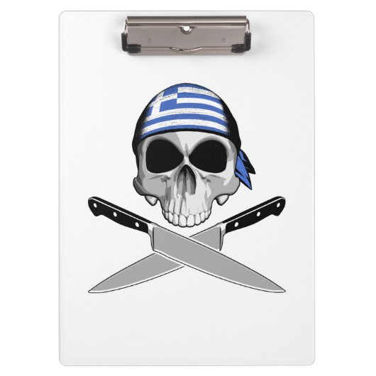 ギリシャ料理人 クリップボード (正面)