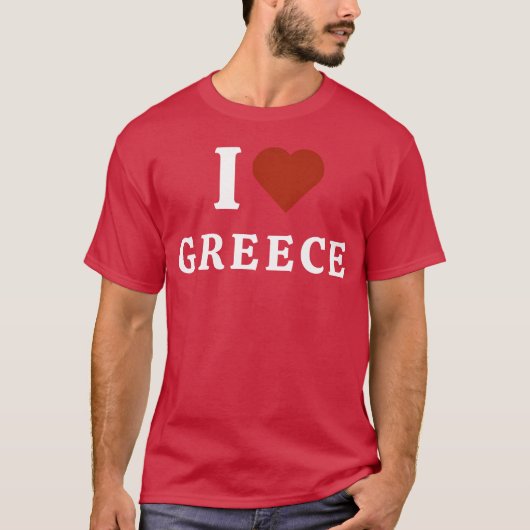 ギリシャ料理大好き少年 Tシャツ (正面)