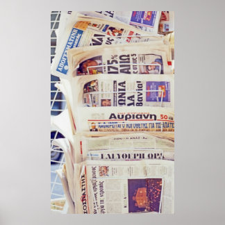 ギリシャ新聞 ポスター