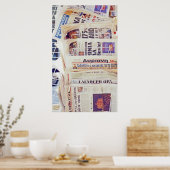 ギリシャ新聞 ポスター (キッチン)