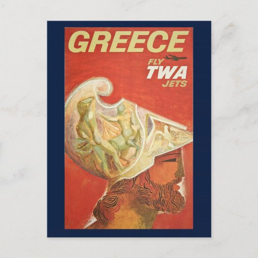 ギリシャ旅行はがき ポストカード (正面)