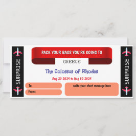 ギリシャ旅行ギフト券