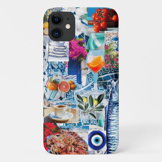 ギリシャ旅行コラージュケース Case-Mate iPhoneケース (裏面)