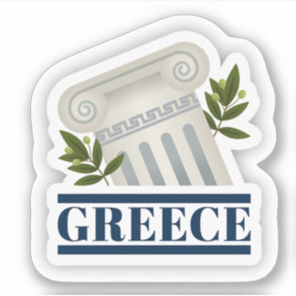ギリシャ旅行ビニールステッカー シール