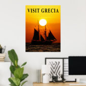 ギリシャ旅行ポスター ポスター (ホームオフィス)