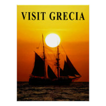 ギリシャ旅行ポスター