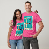 ギリシャ旅行ポスター Tシャツ (ユニセックス)