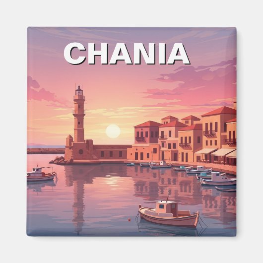 ギリシャ旅行 ハニア マグネット (正面)